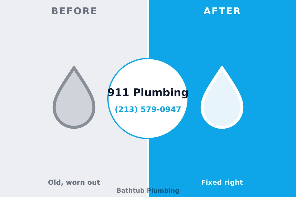 Before and after: plumbing company Harbour Heights, FL